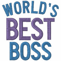 World's Best Boss Embroidered Polo Shirt