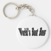 Worlds Best Boss Keychain
