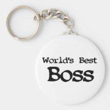 Worlds Best Boss Keychains
