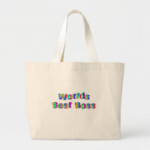 World's Best Boss Tote Bag