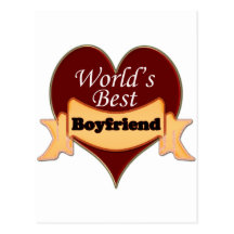 World's Best Boyfriend Postcards