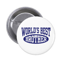 World's Best Brother Buttons