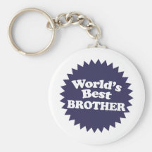 World's Best Brother Key Chain