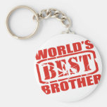 World's Best Brother Keychain