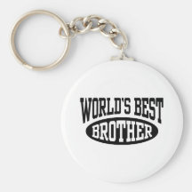 World's Best Brother Keychains