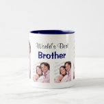 World's Best Brother Photo Mug PInk