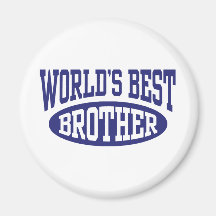 World's Best Brother Refrigerator Magnet