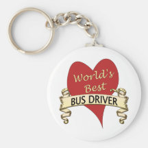 World's Best Bus Driver Key Chain