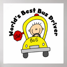 World's Best Bus Driver Poster