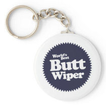 World's Best Butt Wiper Nurse CNA RNA Keychain