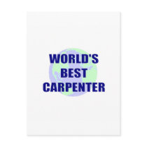 World's Best Carpenter Postcards