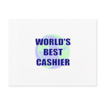 World's Best Cashier Post Cards