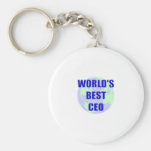 World's Best CEO Keychain