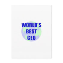 World's Best CEO Post Cards