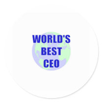 World's Best CEO Stickers