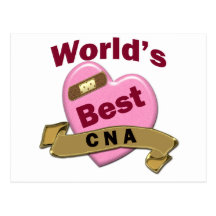 World's Best CNA Post Card