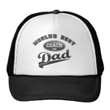 World's Best Coach & Dad Hats