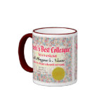 World's Best Colleague Certificate Coffee Mug