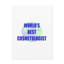 World's Best Cosmetologist Postcards