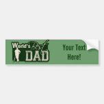 World's Best Dad; Baseball Bumper Stickers