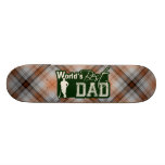 World's Best Dad; Baseball Skate Board