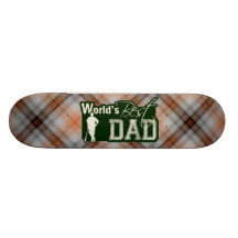 World's Best Dad; Baseball Skate Board