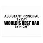 World's Best Dad by Night - Asst Principal Post Cards