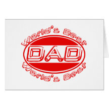 World's best Dad Cards