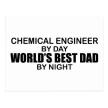 World's Best Dad - Chemical Engineer Post Cards
