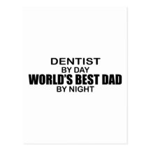 World's Best Dad - Dentist Postcards
