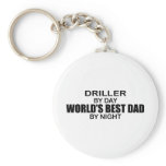 World's Best Dad - Driller Keychain