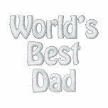 World's Best Dad Embroidered Golf Shirt embroidered shirts