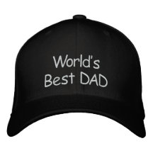 World's Best Dad Embroidered Hat