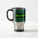 Worlds Best Dad green blue Coffee Mugs