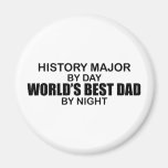 World's Best Dad - History Major Fridge Magnet