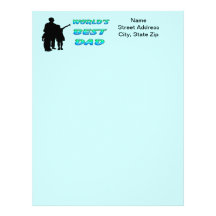 World's Best Dad Letterhead