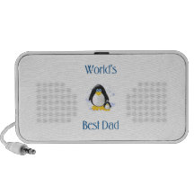 World's Best Dad (penguin) Mini Speakers