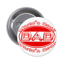 World's best Dad Pinback Buttons