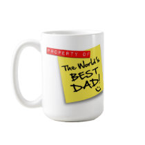 World's Best Dad Post Coffee Mug