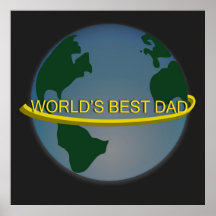 "World's Best Dad" Poster