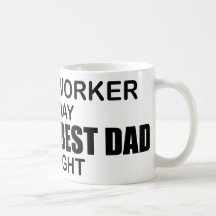 World's Best Dad - Social Worker Coffee Mugs