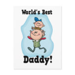 World's Best Daddy postcards