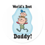 World's Best Daddy stickers
