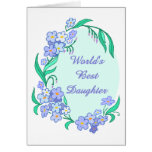 World's Best Daughter Cards