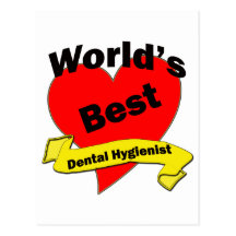World's Best Dental Hygienist Post Cards