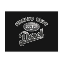 World's Best Doctor & Dad Post Cards