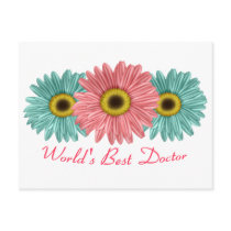 World's Best Doctor Postcards
