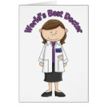 World's Best Doctor Woman Greeting Cards