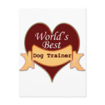 World's Best Dog Trainer Postcard