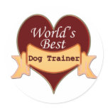 World's Best Dog Trainer Sticker